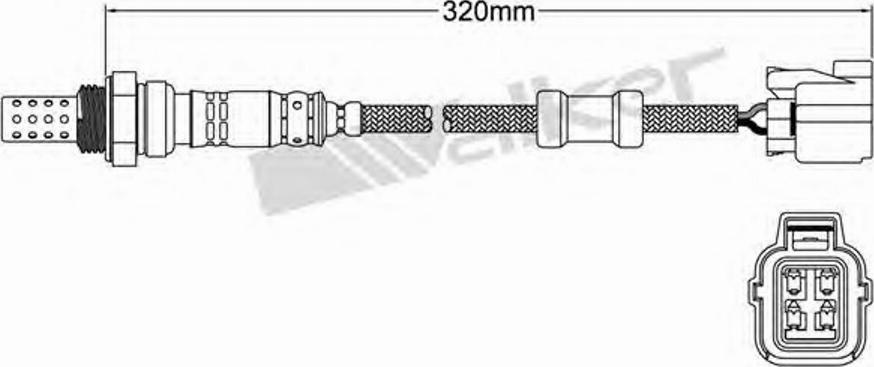 Walker 250-24398 - Lambda zonde adetalas.lv