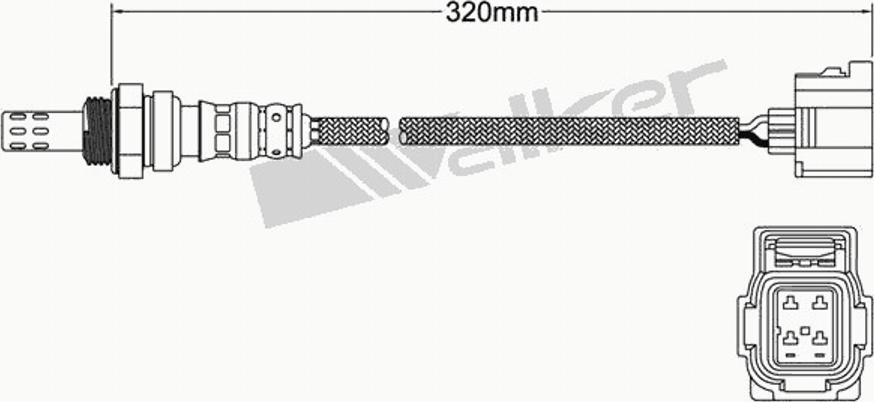 Walker 25024345 - Lambda zonde adetalas.lv