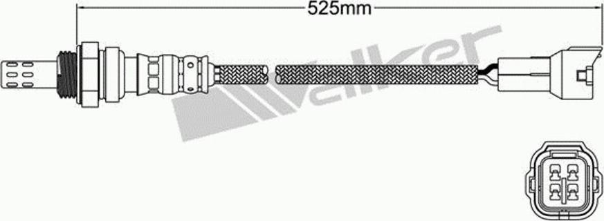 Walker 250-24291 - Lambda zonde adetalas.lv