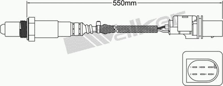 Walker 250-25043 - Lambda zonde adetalas.lv