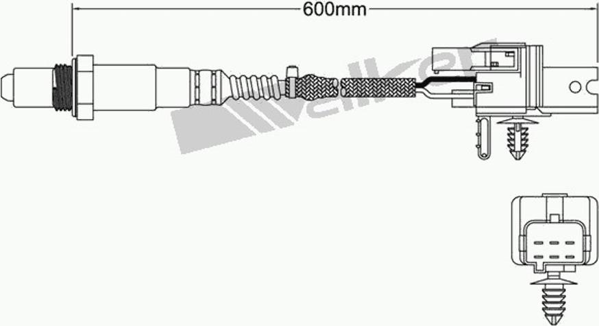 Walker 250-25005 - Lambda zonde adetalas.lv