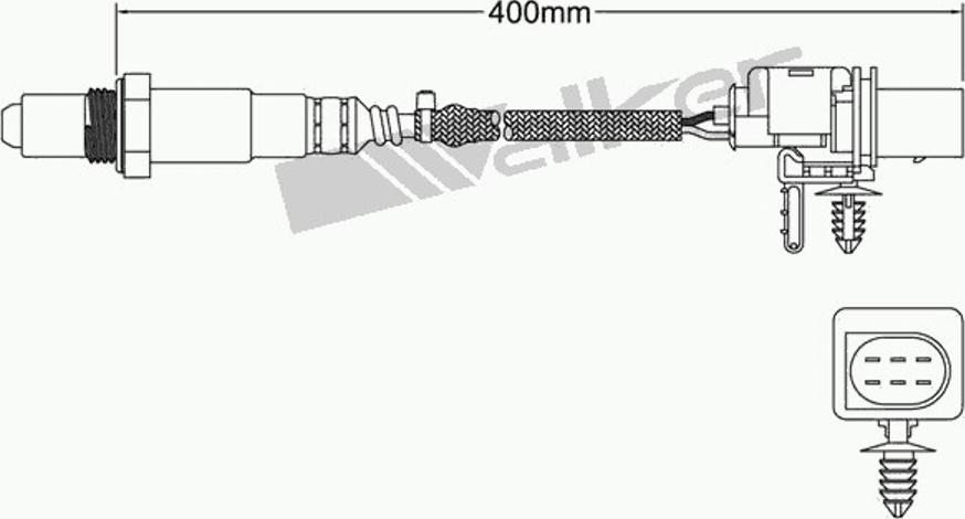 Walker 250-25034 - Lambda zonde adetalas.lv