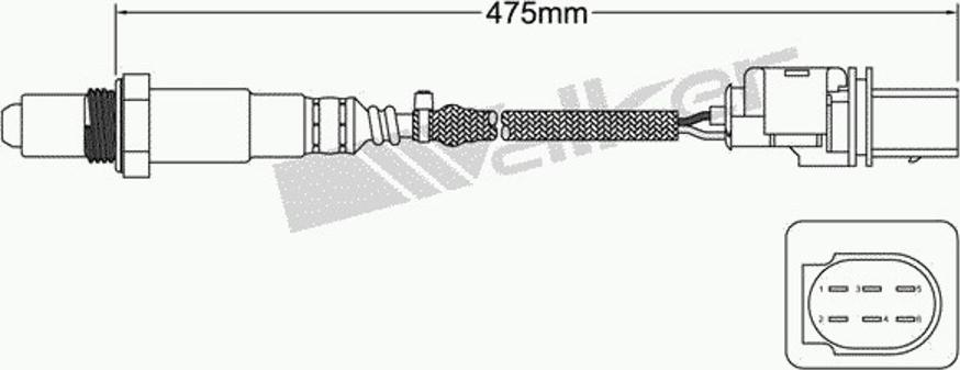 Walker 250-25025 - Lambda zonde adetalas.lv