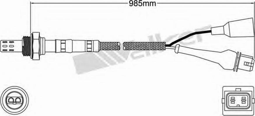 Walker 250-23019 - Lambda zonde adetalas.lv