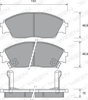 Eurobrake 5502222607 - Bremžu uzliku kompl., Disku bremzes adetalas.lv