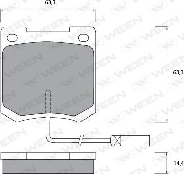 BENDIX 324321 - Bremžu uzliku kompl., Disku bremzes adetalas.lv