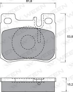 BOSCH 986424358 - Bremžu uzliku kompl., Disku bremzes adetalas.lv