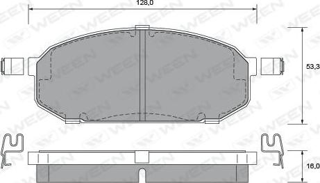 ACDelco AC638781D - Bremžu uzliku kompl., Disku bremzes adetalas.lv