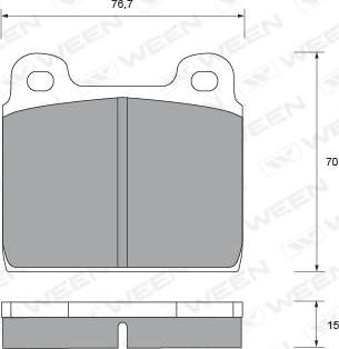 Magneti Marelli 363700200475 - Bremžu uzliku kompl., Disku bremzes adetalas.lv