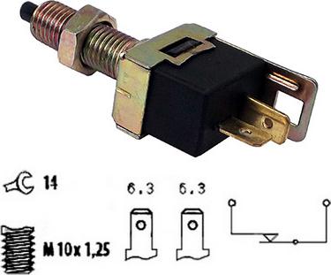 WE PARTS 411630004 - Bremžu signāla slēdzis adetalas.lv