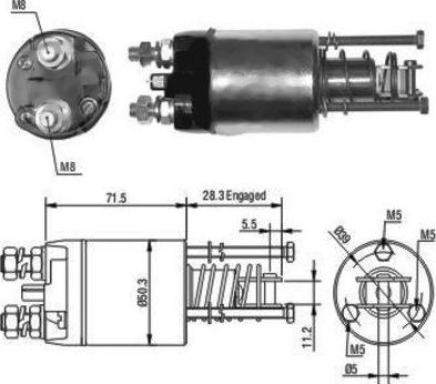 WE PARTS 471480046 - Ievilcējrelejs, Starteris adetalas.lv