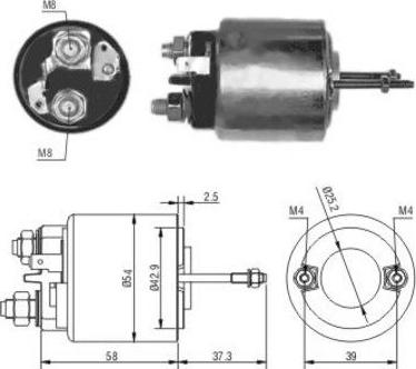 WE PARTS 471480009 - Ievilcējrelejs, Starteris adetalas.lv