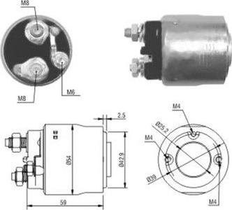 WE PARTS 471480084 - Ievilcējrelejs, Starteris adetalas.lv