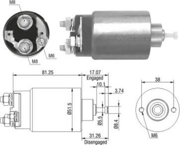 WE PARTS 471480082 - Ievilcējrelejs, Starteris adetalas.lv