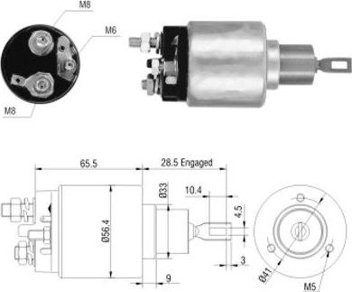 WE PARTS 471480031 - Ievilcējrelejs, Starteris adetalas.lv