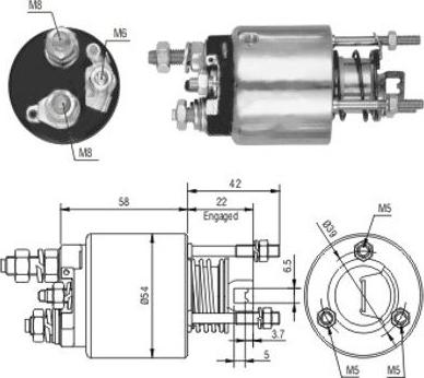 WE PARTS 471480078 - Ievilcējrelejs, Starteris adetalas.lv