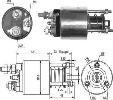 WE PARTS 471480077 - Ievilcējrelejs, Starteris adetalas.lv