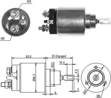 WE PARTS 471480115 - Ievilcējrelejs, Starteris adetalas.lv