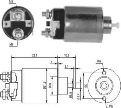 WE PARTS 471480179 - Ievilcējrelejs, Starteris adetalas.lv