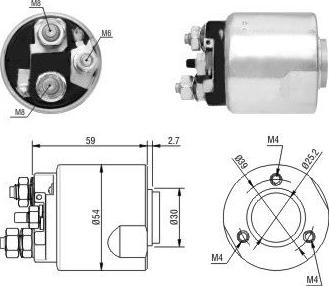 WE PARTS 471480170 - Ievilcējrelejs, Starteris adetalas.lv