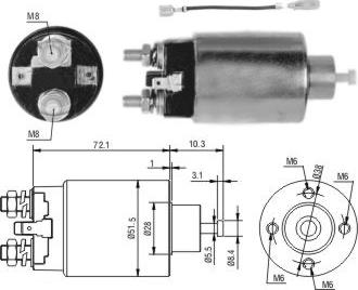 WE PARTS 471480221 - Ievilcējrelejs, Starteris adetalas.lv