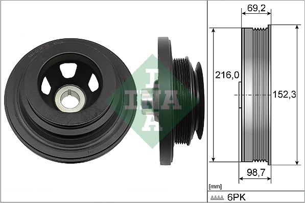 Wilmink Group WG1903376 - Piedziņas skriemelis, Kloķvārpsta adetalas.lv