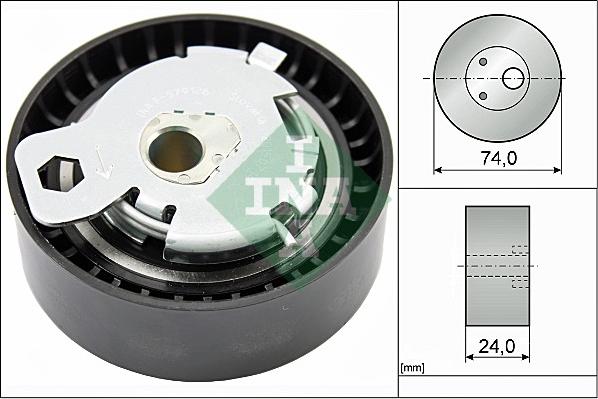 Wilmink Group WG1097457 - Spriegotājrullītis, Gāzu sadales mehānisma piedziņas siksna adetalas.lv