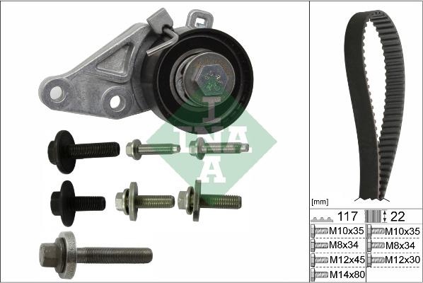 Wilmink Group WG1251325 - Zobsiksnas komplekts adetalas.lv