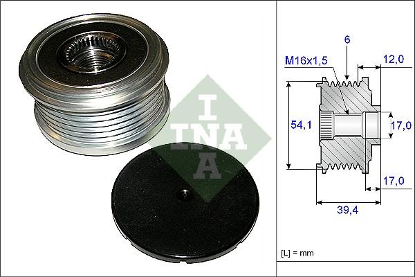 Wilmink Group WG1253666 - Piedziņas skriemelis, Ģenerators adetalas.lv