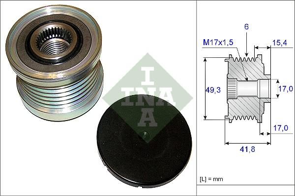 Wilmink Group WG1253765 - Piedziņas skriemelis, Ģenerators adetalas.lv