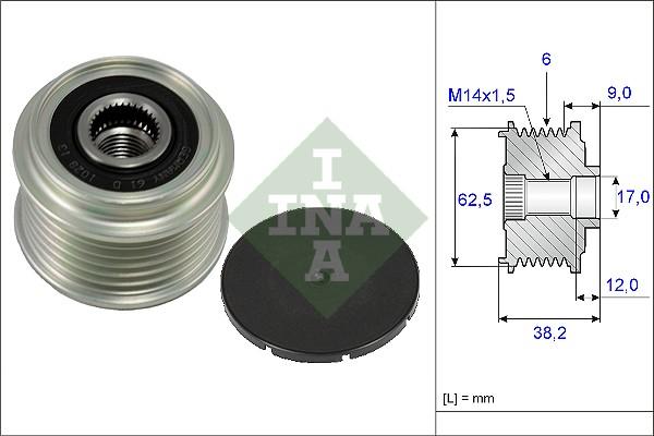 Wilmink Group WG1253789 - Piedziņas skriemelis, Ģenerators adetalas.lv