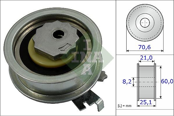 Wilmink Group WG1252665 - Spriegotājrullītis, Gāzu sadales mehānisma piedziņas siksna adetalas.lv