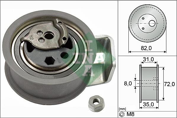 Wilmink Group WG1252352 - Spriegotājrullītis, Gāzu sadales mehānisma piedziņas siksna adetalas.lv