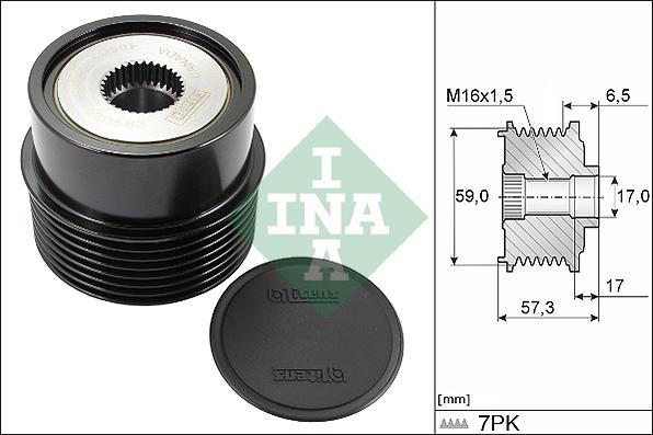 Wilmink Group WG1780552 - Piedziņas skriemelis, Ģenerators adetalas.lv