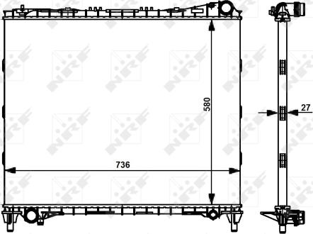 Wilmink Group WG1725598 - Radiators, Motora dzesēšanas sistēma adetalas.lv