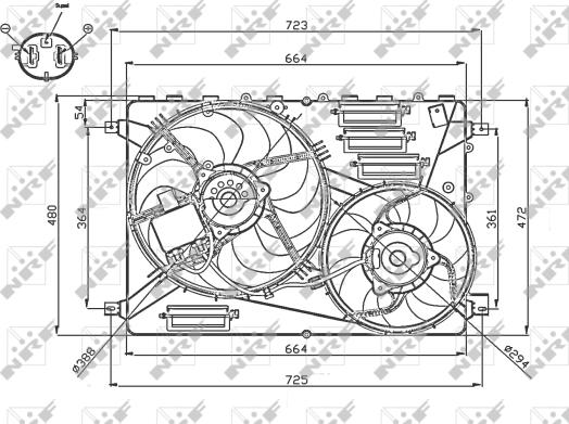 Wilmink Group WG1720680 - Ventilators, Motora dzesēšanas sistēma adetalas.lv