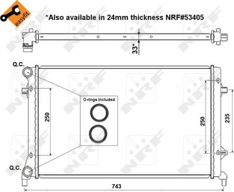 Wilmink Group WG1723089 - Radiators, Motora dzesēšanas sistēma adetalas.lv