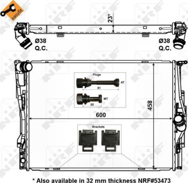 Wilmink Group WG1723075 - Radiators, Motora dzesēšanas sistēma adetalas.lv