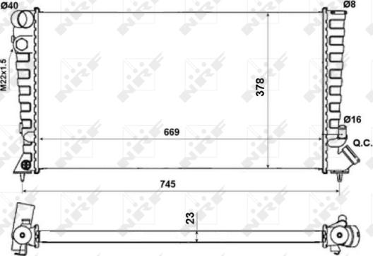 Wilmink Group WG1723185 - Radiators, Motora dzesēšanas sistēma adetalas.lv