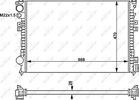 Wilmink Group WG1723239 - Radiators, Motora dzesēšanas sistēma adetalas.lv