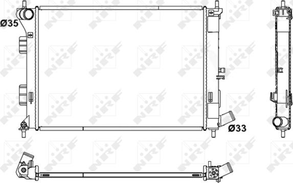 Wilmink Group WG1722106 - Radiators, Motora dzesēšanas sistēma adetalas.lv