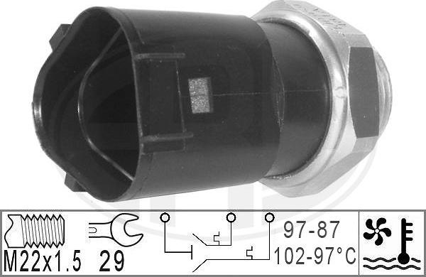 Wilmink Group WG1777070 - Termoslēdzis, Radiatora ventilators adetalas.lv