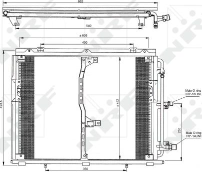 Wilmink Group WG2160798 - Kondensators, Gaisa kond. sistēma adetalas.lv