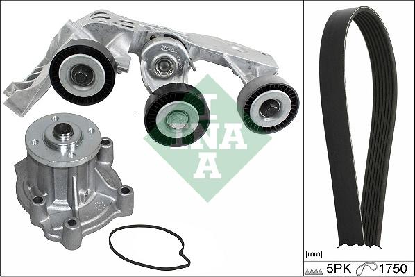 Wilmink Group WG2136832 - Ūdenssūknis + ķīļrievu siksnas komplekts adetalas.lv