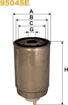 WIX Filters 95045E - Degvielas filtrs adetalas.lv