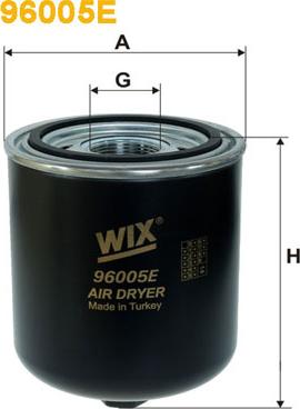 WIX Filters 96005E - Gaisa sausinātāja patrona, Gaisa kompresors adetalas.lv