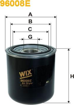 WIX Filters 96008E - Gaisa sausinātāja patrona, Gaisa kompresors adetalas.lv