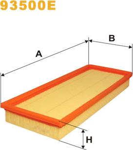 WIX Filters 93500E - Filtrs, Salona telpas gaiss adetalas.lv