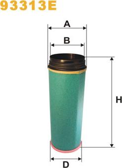 WIX Filters 93313E - Sekundārā gaisa filtrs adetalas.lv