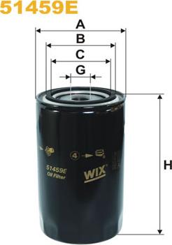 WIX Filters 51459E - Eļļas filtrs adetalas.lv